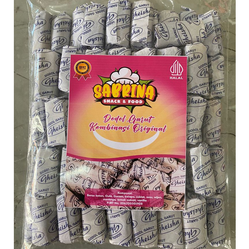 

SABRINA Dodol Garut Kombinasi Original 250g camilan pas diwaktu santai