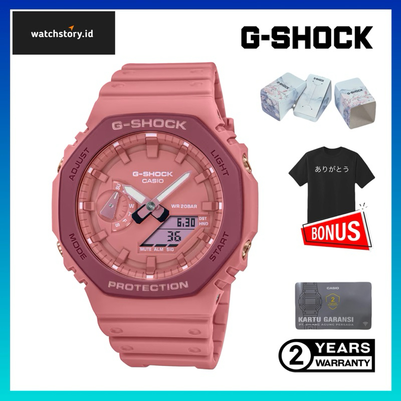 Jam Tangan G-Shock Original GA-2110SL-4A4DR Limited Pink Edition
