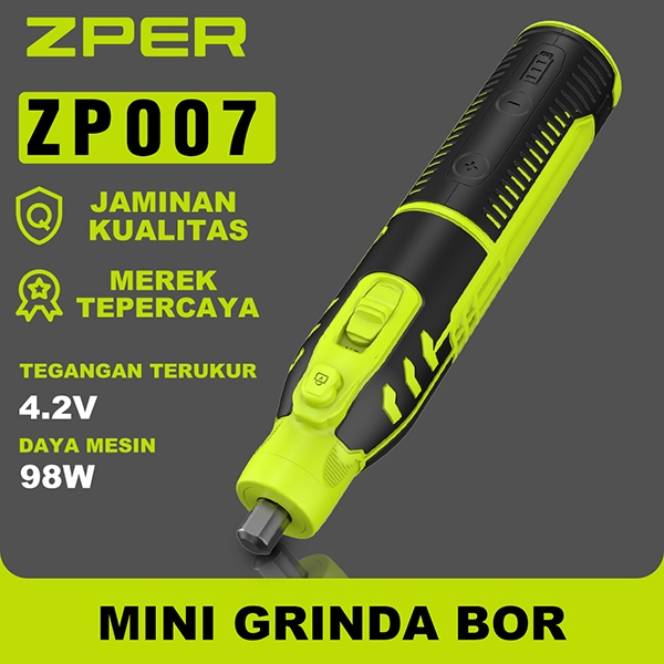 Prayer.Spray - Zper Bor Mini Drill Grinder Zp007 Mesin Bor Listrik Penghalus Ukir Kayu Mini Grinder