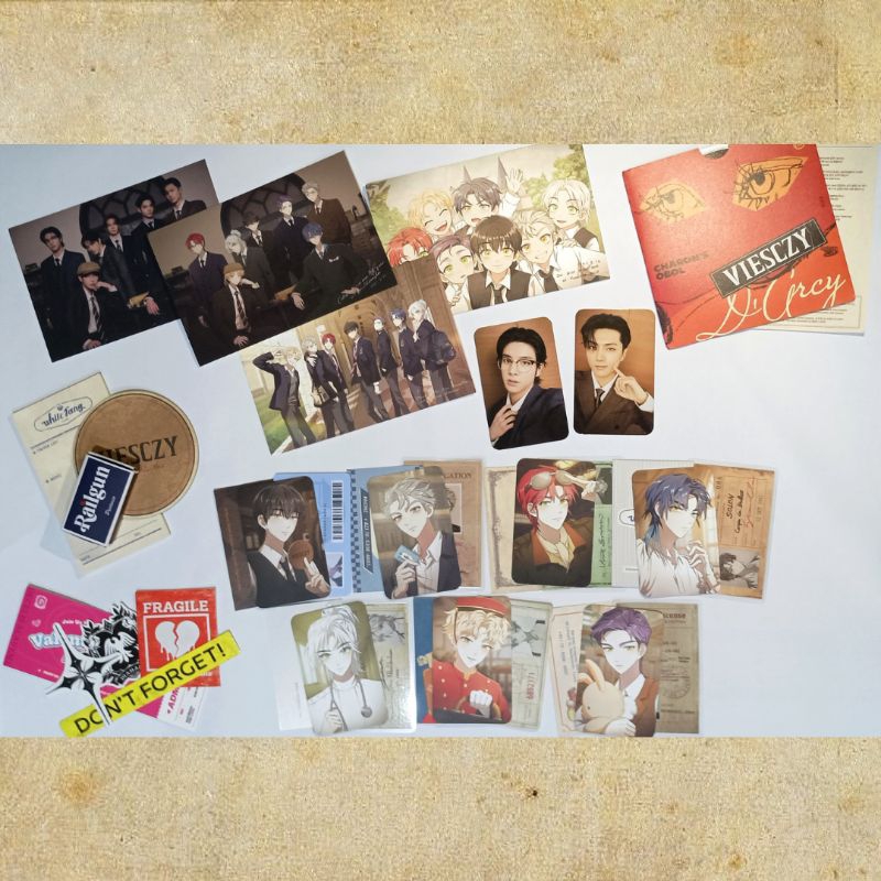 [Sharing] ENHYPEN DARK MOON MEMORABILIA Moon Ver. Official PC Photocard Postcard Sticker set Ready S