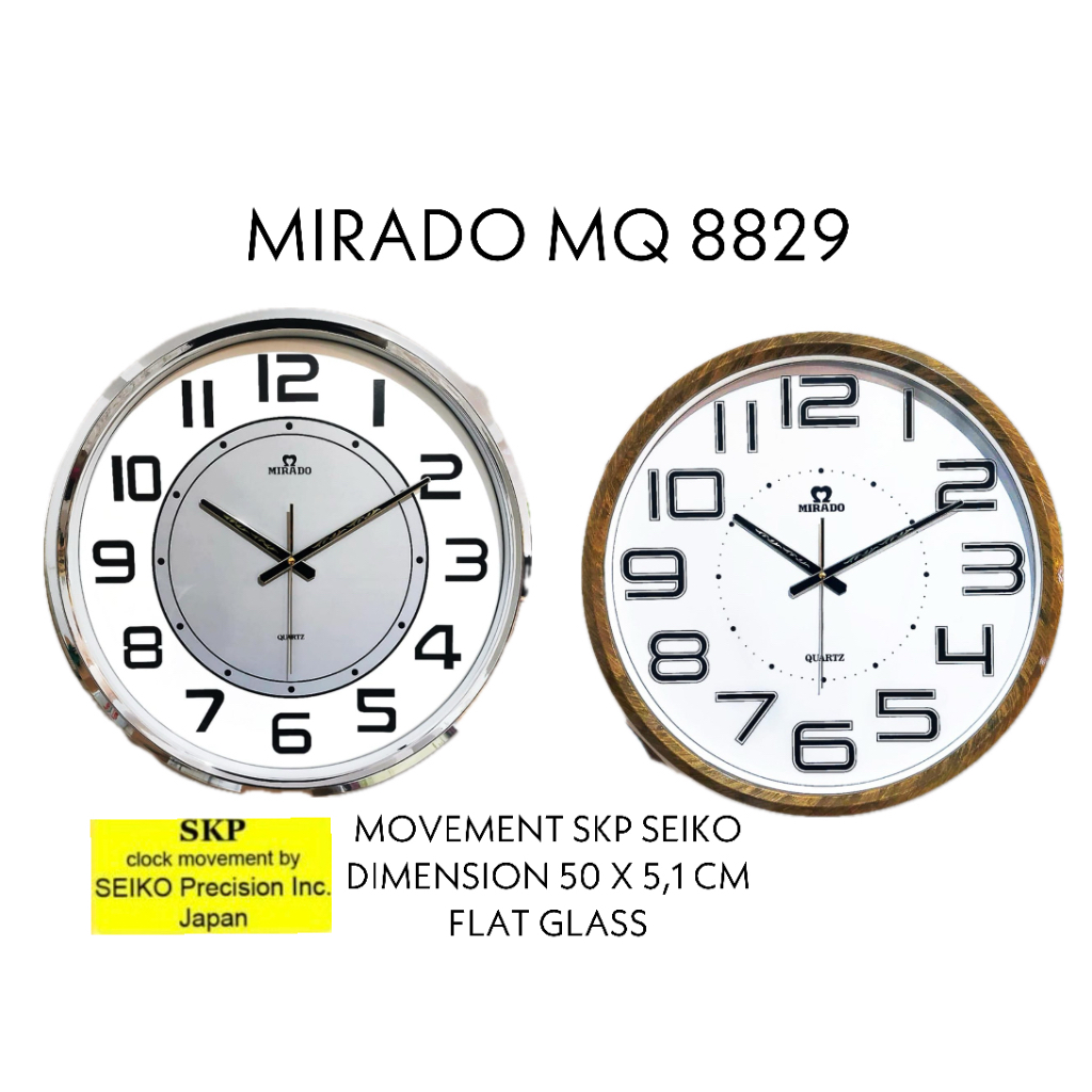 Jam Dinding Mirado MQ 8829 / Mirado Jam Dinding MQ 8829
