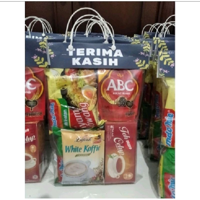 

40 pcs Paket Sembako Hemat ( Label Costum)