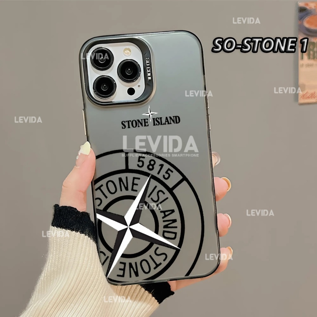 Silicone Case Casing Imd Case Hologram Casing Stone Island for Infinix Smart 4  Infinik Note 30 Pro 