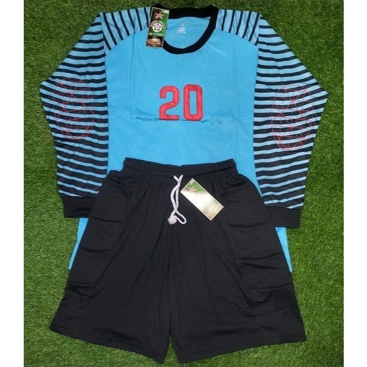 SETELAN BAJU BOLA KIPER JERSEY KIPER DEWASA IMPORT NOMOR PUNGGUNG 20