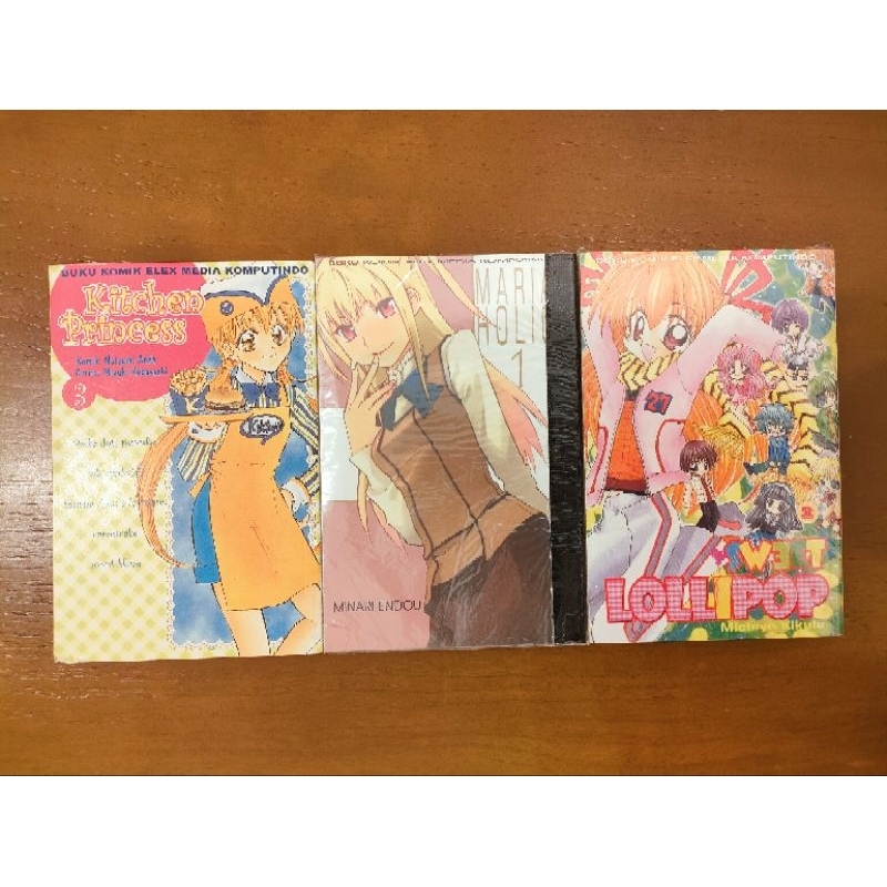 Komik Cabutan Elex Kitchen Princess 3, Maria Holic 1, Sweet Lollipop 2