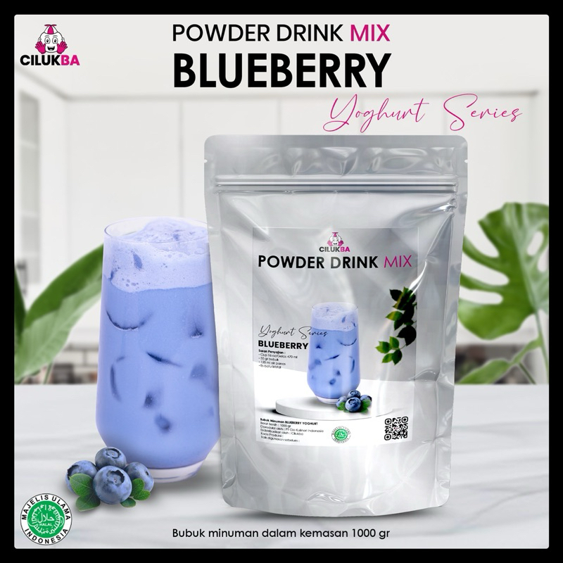 

Bubuk Minuman Rasa Blueberry Yoghurt 1 kg / Powder Drink Mix