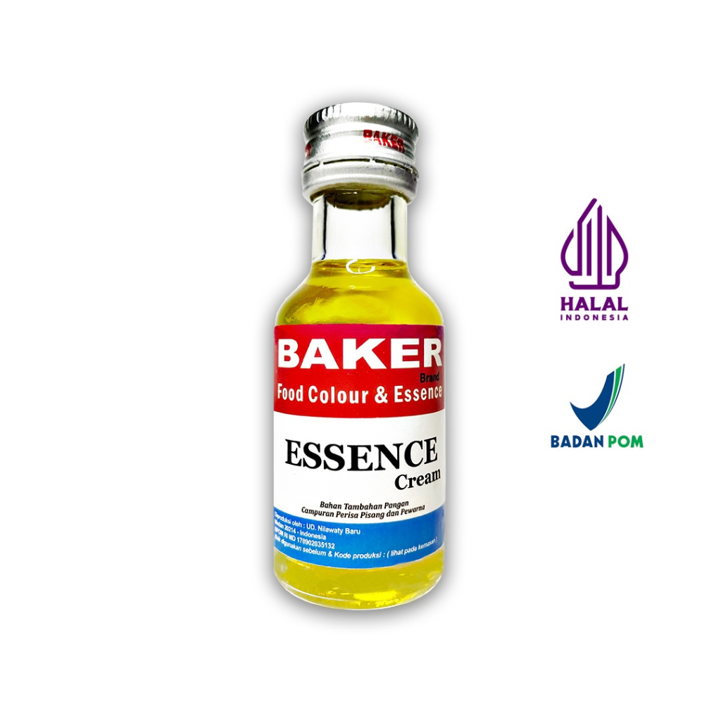 

Perisa Kue / makanan / bahan kue Essence Cream Baker MS ( 28ml ) Halal
