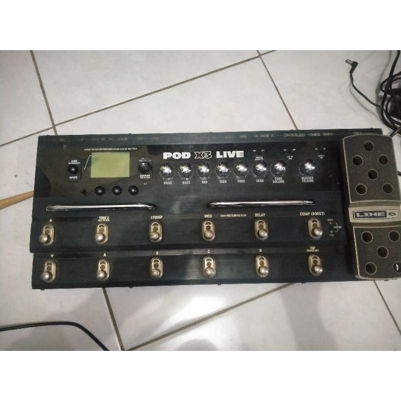 epek gitar pod x3 live