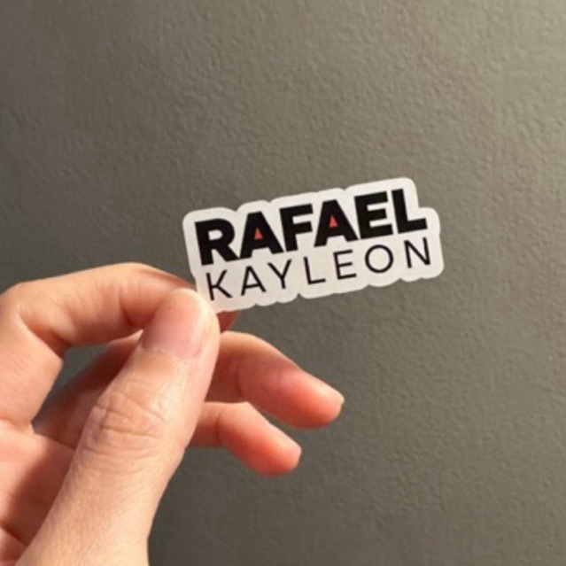 

Sticker nama waterproof design lucu