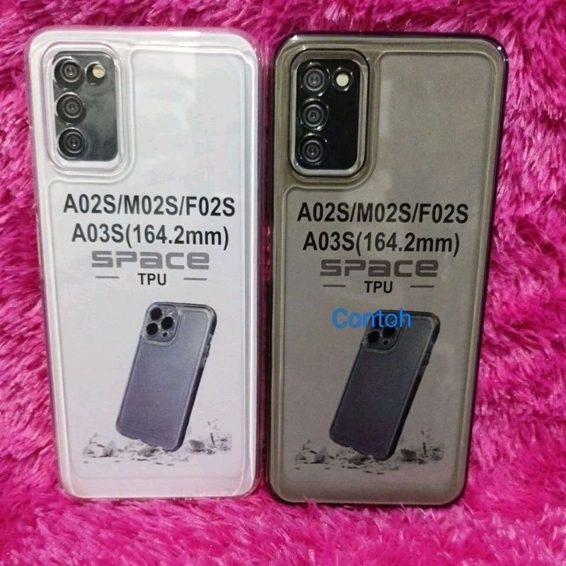 Soft Case Clear Spce SAMSUNG A02S  M02S F02S A03S CASING SILIKON TPU BENING