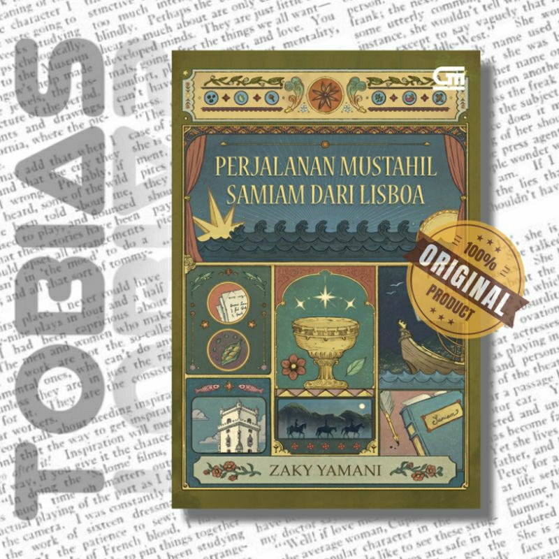 NOVEL ZAKY YAMANI ORIGINAL - PERJALANAN MUSTAHIL SAMIAM DARI LISBOA BUKU ORI GRAMEDIA NEW SEGEL