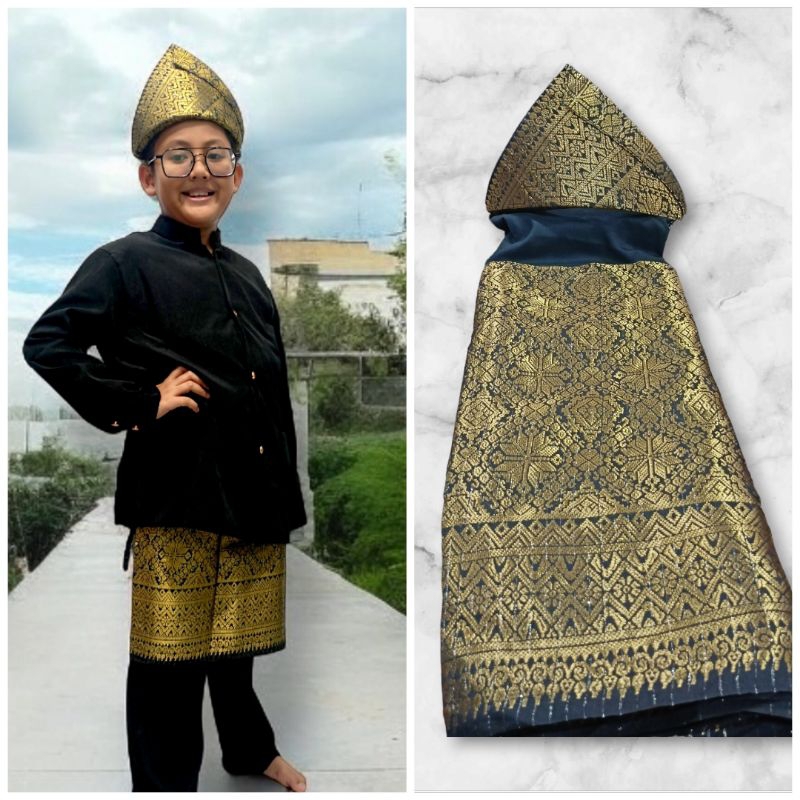 BA Baju Adat Riau Anak / Baju Riau Anak / Baju Adat Melayu Anak Laki / Baju Melayu Anak Laki / Baju