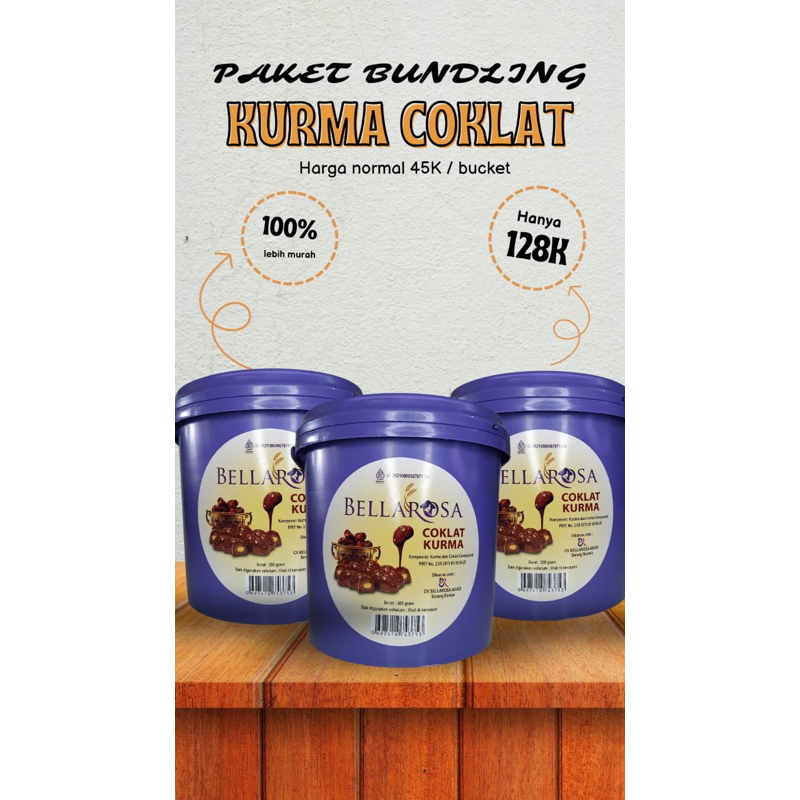 

BUNDLING 3 pcs COKLAT KURMA