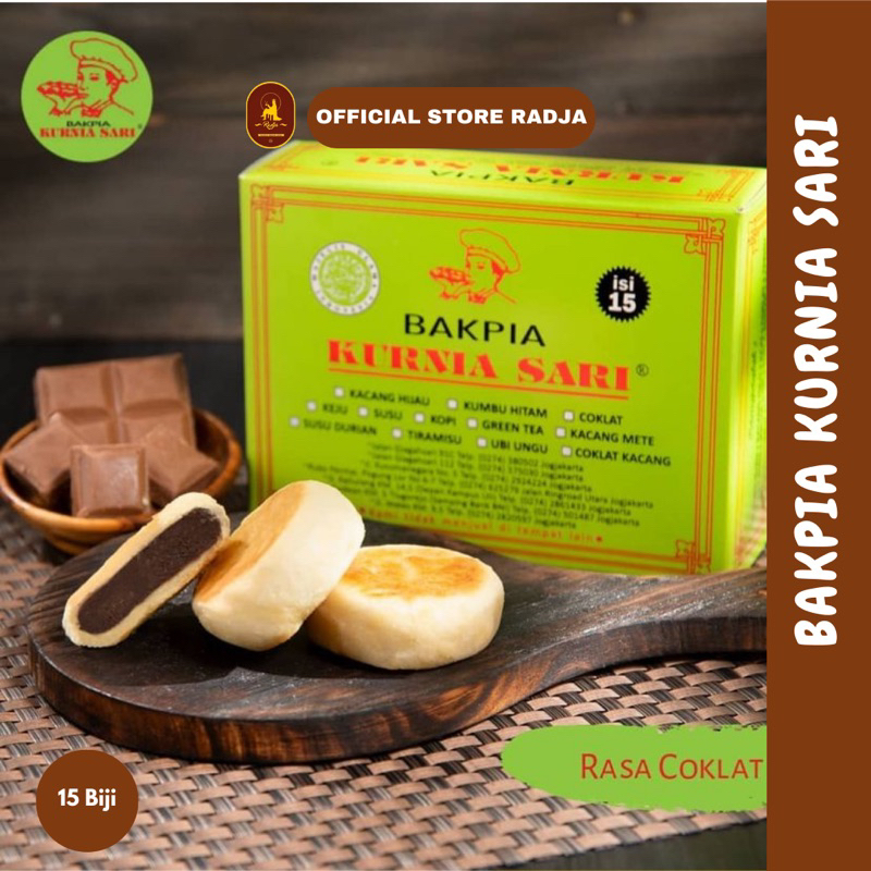 

[Isi 15] Bakpia Kurniasari Jogja Rasa Cokelat Ks Bakery Jogja - Oleh Oleh Khas Jogja