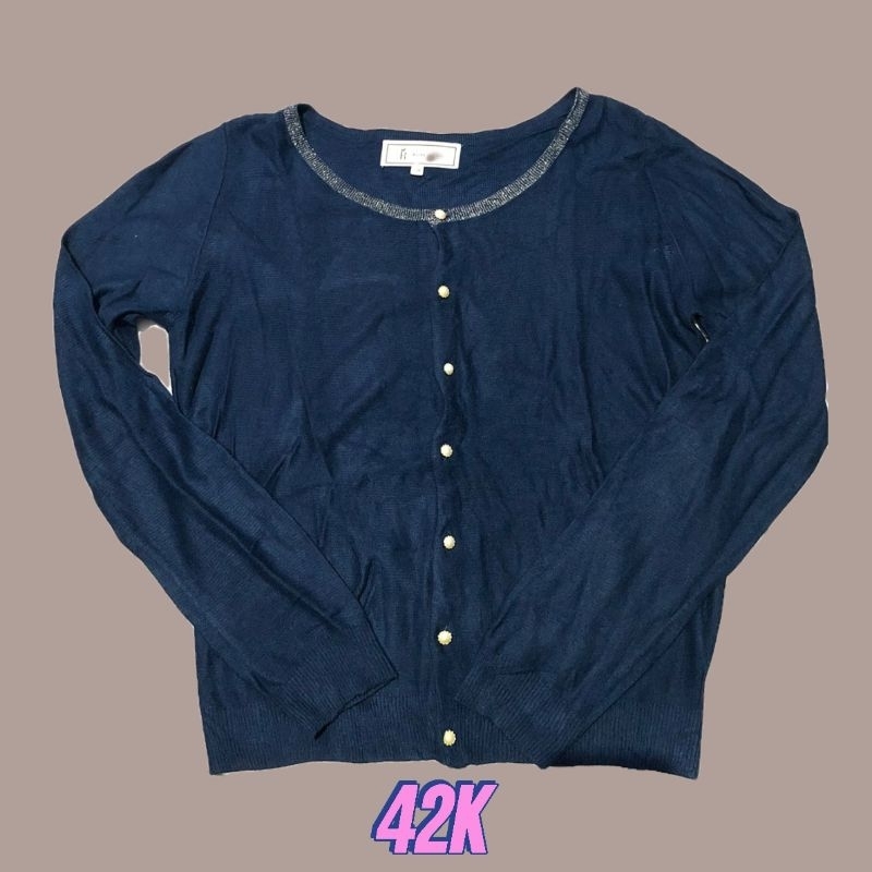 Navy Cardigan by Rope Picnic