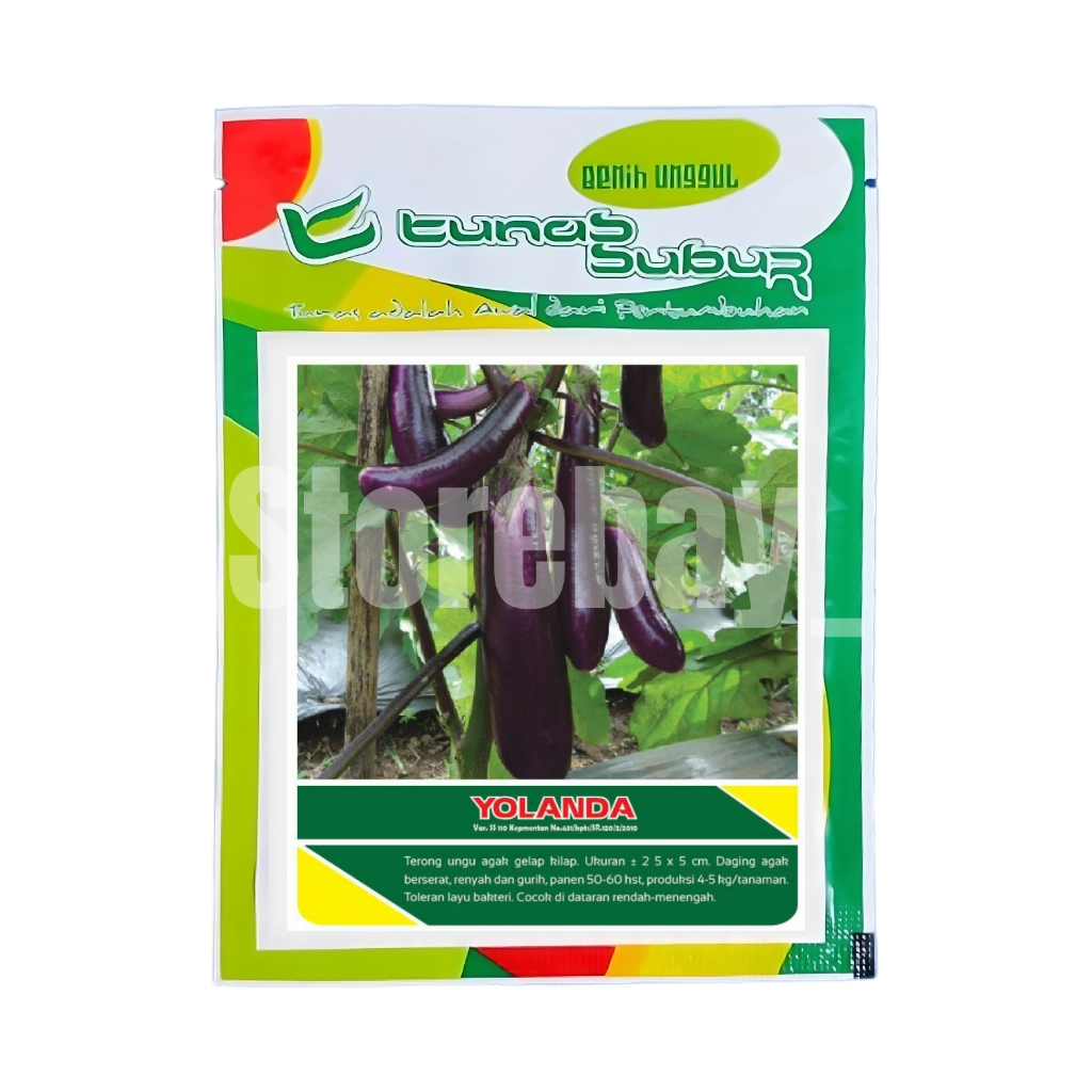 TUNAS SUBUR Benih Terong Ungu YOLANDA 10 Gr