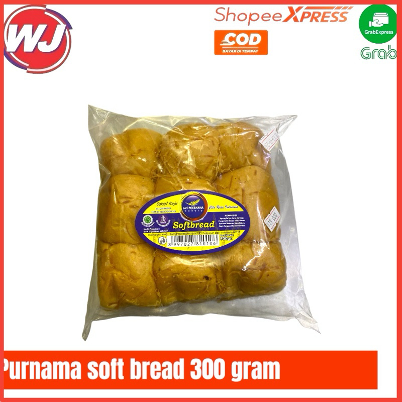 

PURNAMA SOFTBREAD COKLAT KEJU 300 GRAM