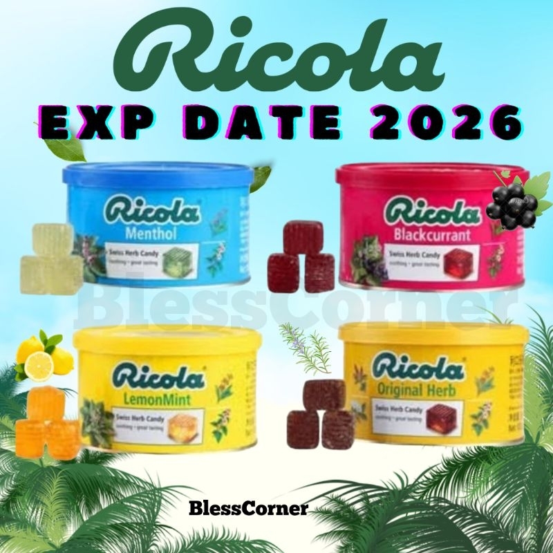 

Ricola Candy Permen Ricola Drum 100Gr Ricola Swiss Herb Candy