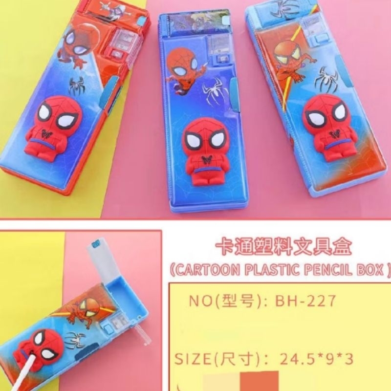 

Tempat pensil spiderman squishy 3D, captain america squishy 3D / Kotak pensil magnet squishy spiderman, captain america / Pencil case spiderman, captain america squishy