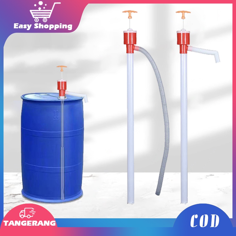 115cm Pompa Bensin Manual Besar Pompa Minyak Manual Pompa Selang Bensin Alat Pompa Bensin Drum