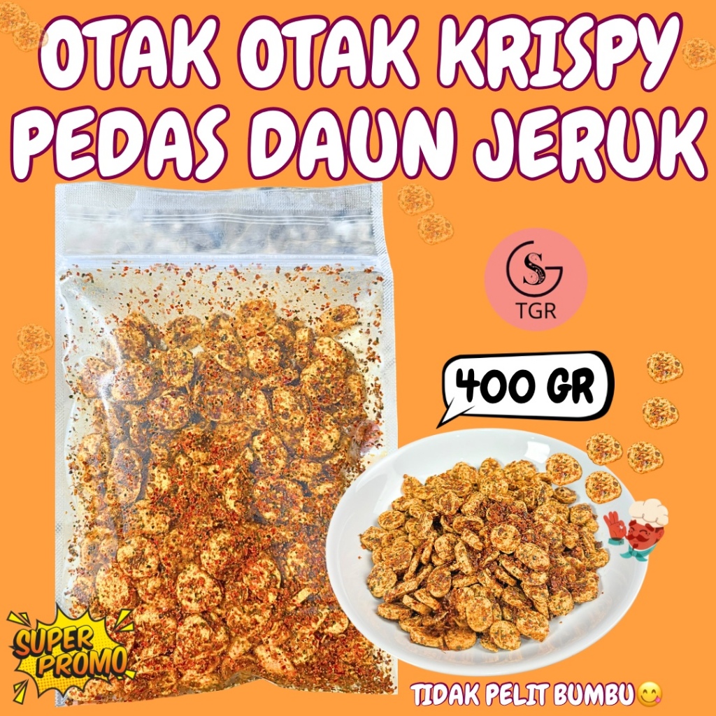 

OTAK OTAK IKAN CEMILAN KRISPY - PEDAS DAUN JERUK 400GR