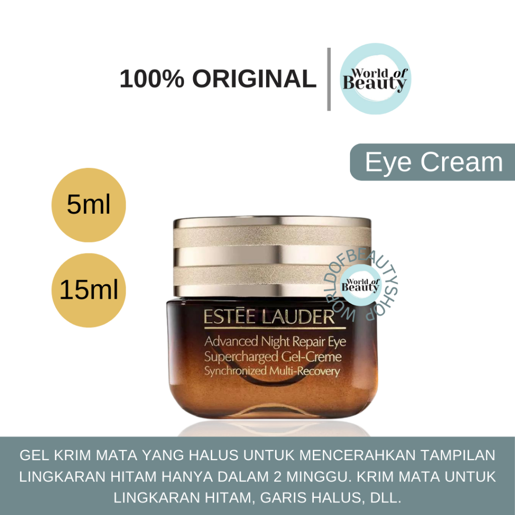 WOBS | ORIGINAL Advanced Night Repair ANR Eye Gel Creme | Eye Concentrate Matrix - Eye Cream Untuk M