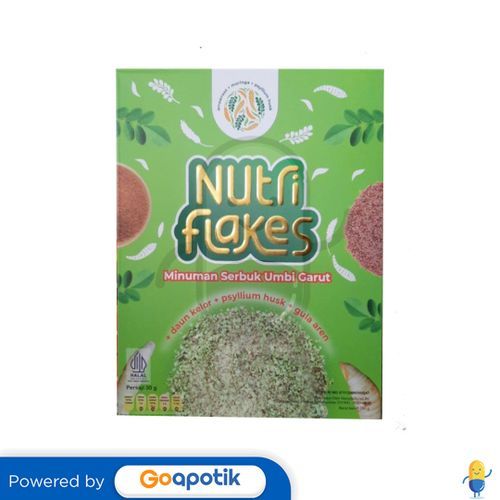 

NUTRIFLAKES MINUMAN SERBUK UMBI GARUT BOX 280 GRAM