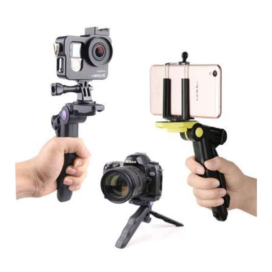 HAND TRIPOD UNTUK HANDPHONE SMARTPHONE HOLDER U DSLR KAMERA GOPRO MINI GENGGAM TANGAN LIPAT KECIL UN