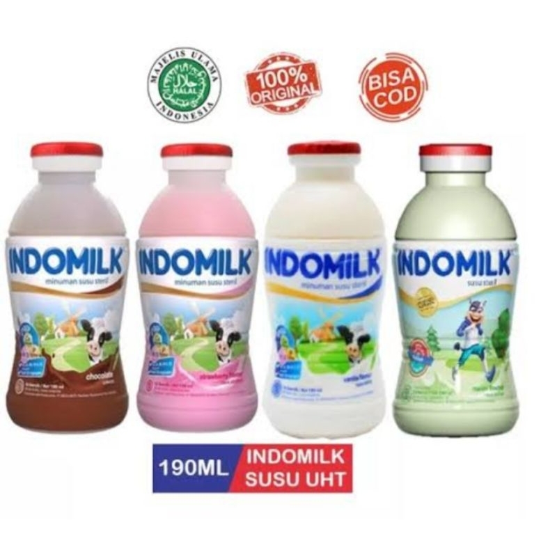 

Indomilk Botol 190ml ( isi 24 pcs )