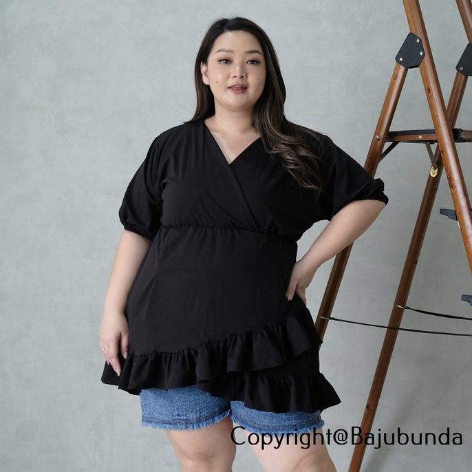 LD 120 130 Mini Dress Big Size Baju Wanita Jumbo Bajubunda Calistha