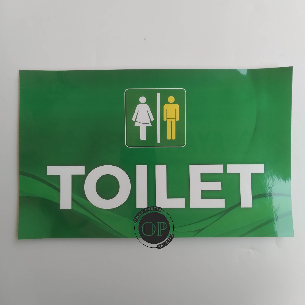 

Stiker Toilet - Stiker Kamar Mandi/WC - Stiker Vinyl