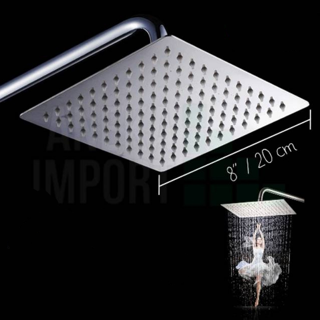 Wall Shower 8 inc Tanpa Bobok