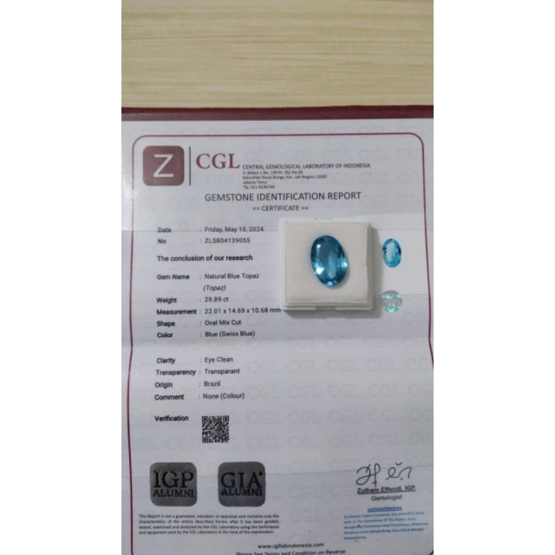 blue topaz