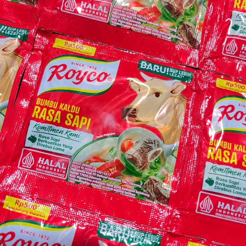 

Royco Bumbu Kaldu Sapi 8 Gram | 1 Renteng