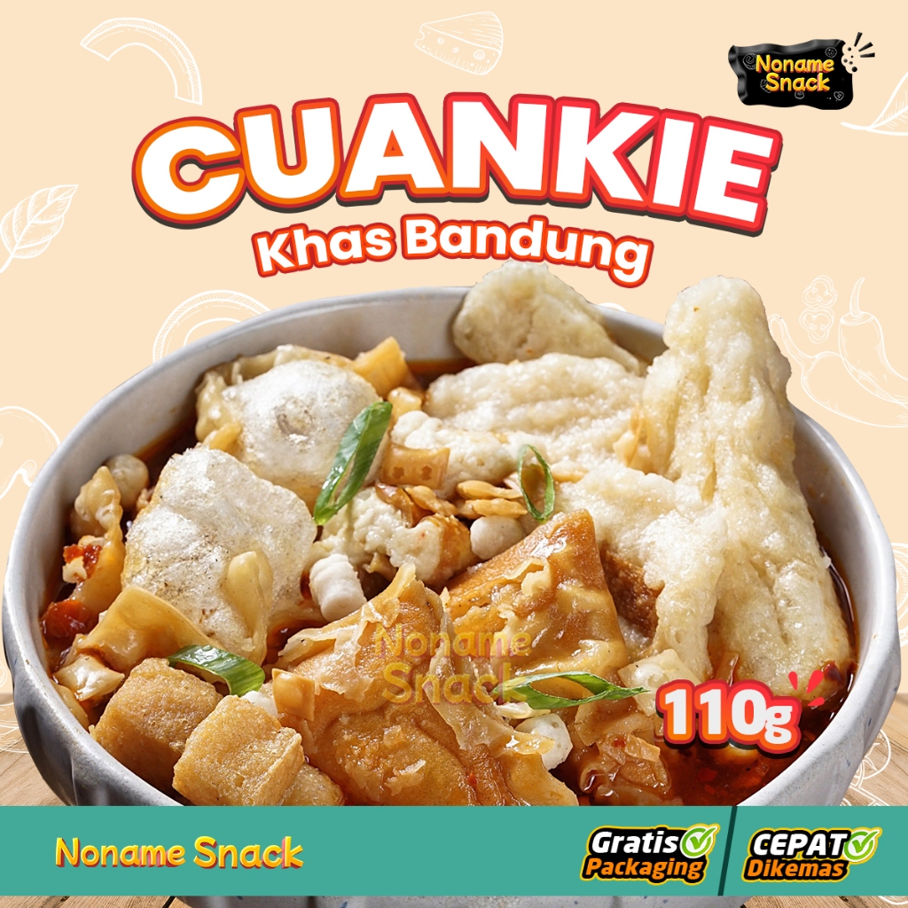 

NoName Snack - Cuanki Kuah Pedas Cikemam Cuankie Bandung Instan Halal