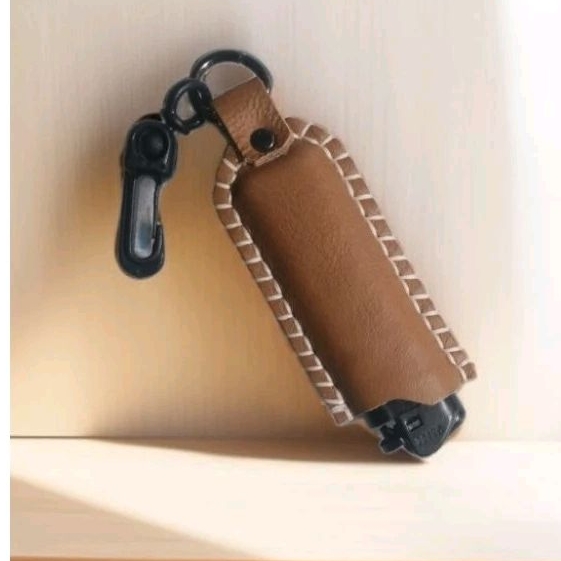 sarung korek api kulit asli keychain cover korek api unik bungkus korek kulit keren