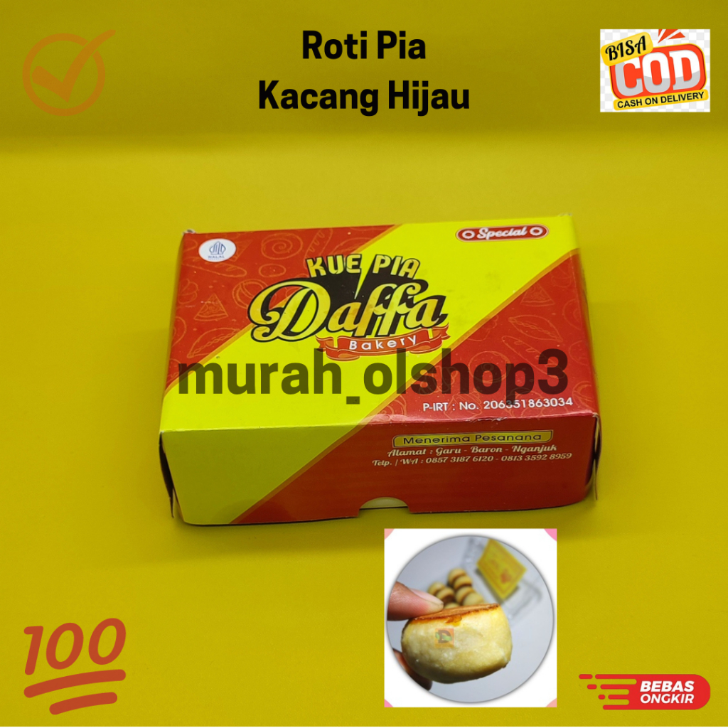 

(Free Ongkir) Bakpia Oleh - Oleh Khas Isi 10 Pcs