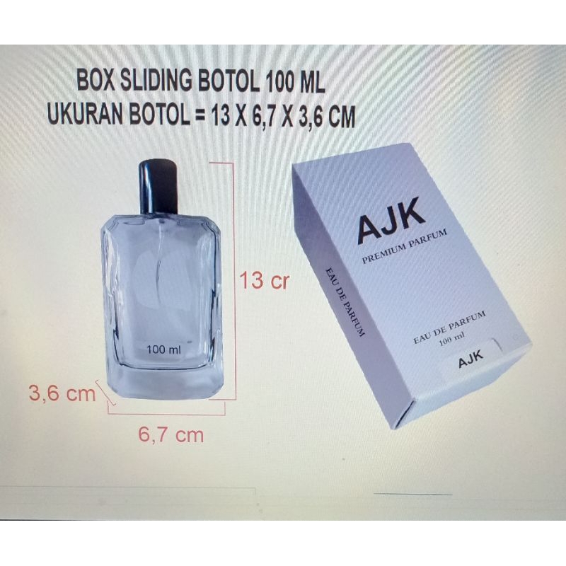

Box Sliding 100 ml Cetak Merk