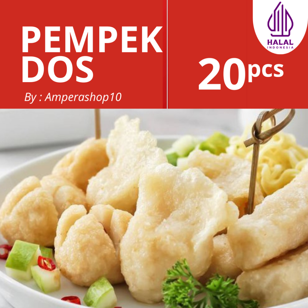 

Pempek Palembang Pempek Dos isi 20 mix