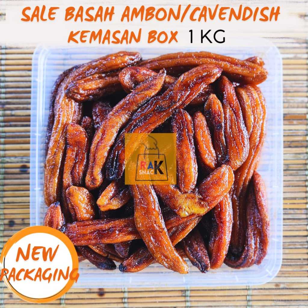 

Pisang Sale Basah Ambon/Cavendish 1 KG | Pisang Sale | Cemilan Sehat | Organik | Vegan