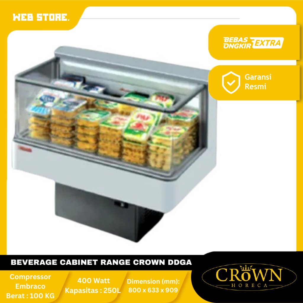Mesin Pendingin Minuman/ Beverage Cabinet Range CROWN DDGA