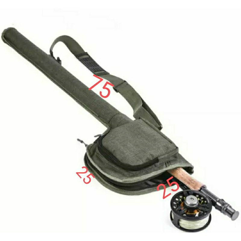 Tas Joran Simpel Tas Reel Pancing Tas Peralatan Memancing
