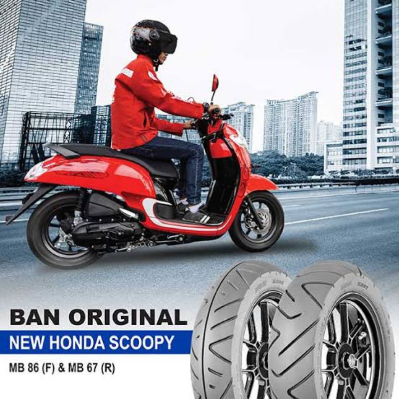 BAN LUAR IRC RING 12 TUBELESS SCOOPY DONAT