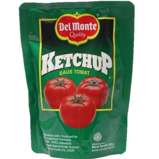 

[Pouch] Delmonte Ketchup 200gr Saus Tomat