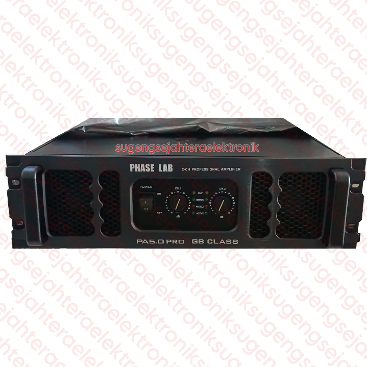 Power Amplifier Phase Lab / Phaselab PA 5.0 / PA5.0 PRO - 2 channel Original (Harga Sudah Termasuk P