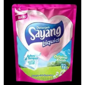 DETERGEN LIQUID SAYANG ORIGINAL FRESH POUCH 1.6 L