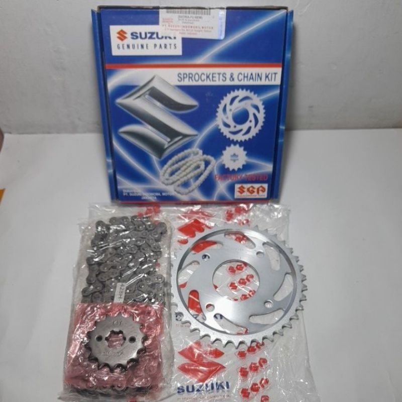 Gear set Satria fu 150 new 38T 14T 428H