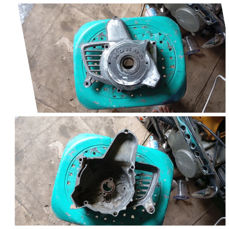 blok magnet kiri honda c70 pnp spul grand