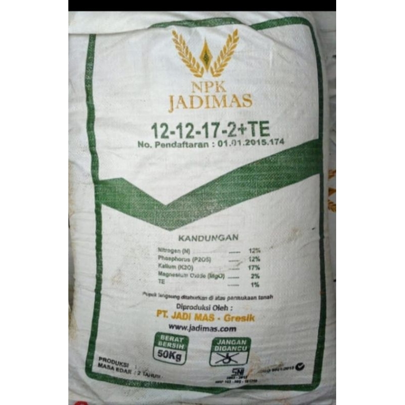 pupuk NPK jadimas 12-12-17-2+TE