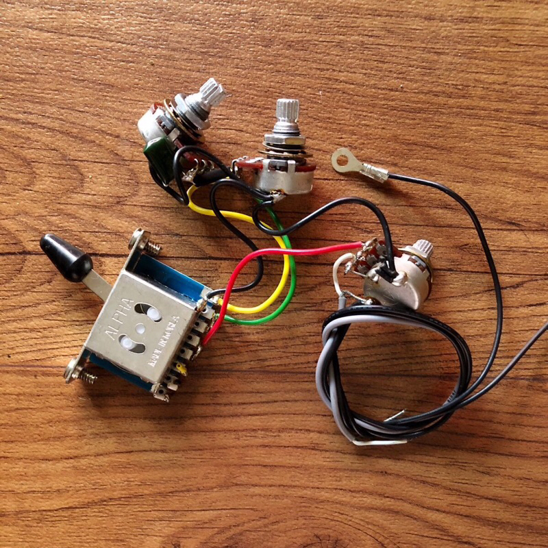 Wiring Set Kit Guitar Electric Stratocaster SSS/SSH 5W
